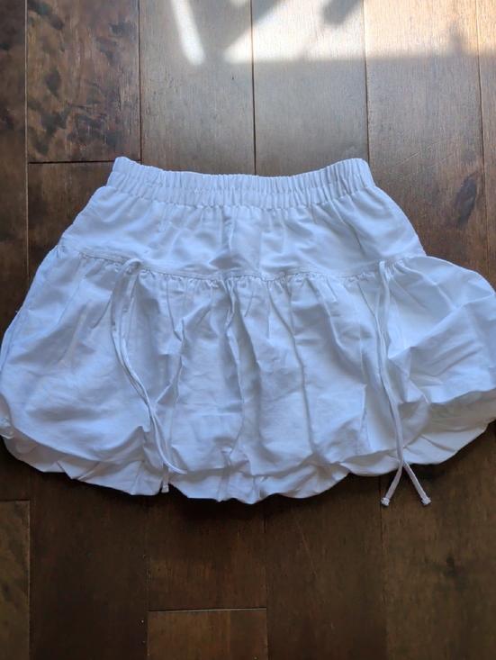 No Boundaries Dresses & Skirts - No‎ Boundaries White Tiered Bubble Skirt